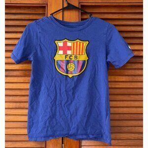 FCB FC Barcelona The Nike Tee T Shirt Size Youth Large L
